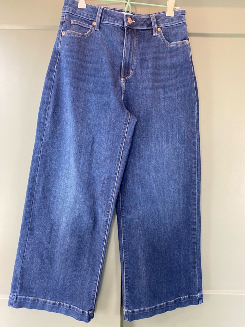 Sonoma Wide-legged Blue Denim Jeans - Medium Wash